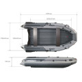 Лодка надувная Angler SKAT TRITON 370NDFi с интегрир. фальшбортом и пласт. транц в Ярославле